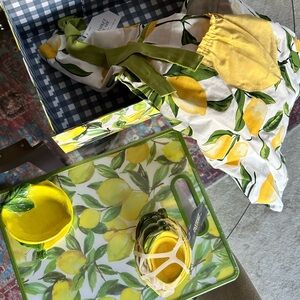 Lemon-Themed Kitchen Set